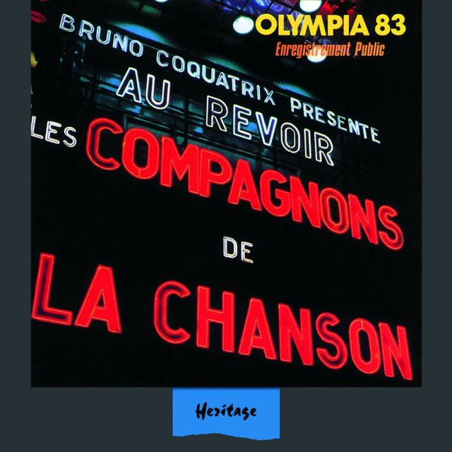 Album cover art for Olympia 1983 - Au Revoir