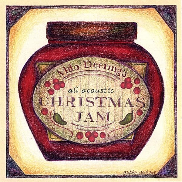 Album cover art for Milo Deering's All Acoustic Christmas Jam