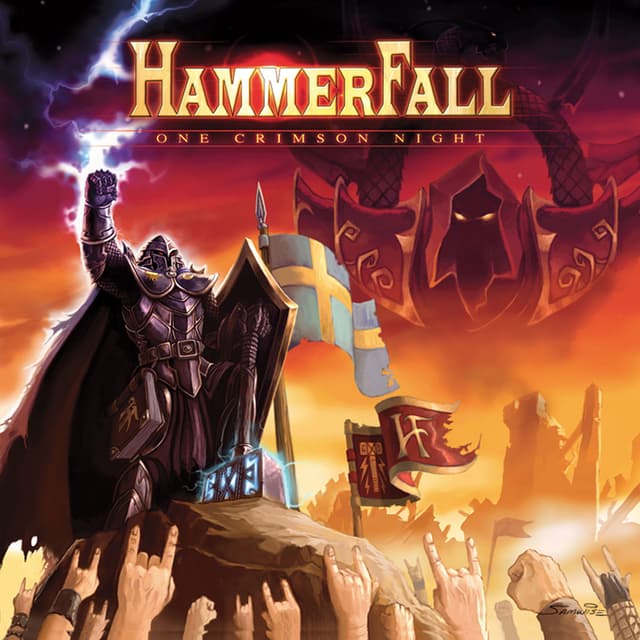 Album cover art for One Crimson Night