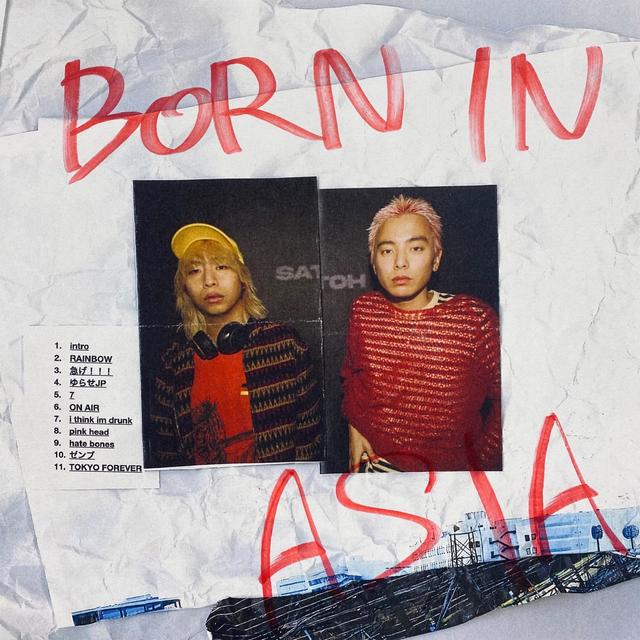 Album cover art for BORN IN ASIA