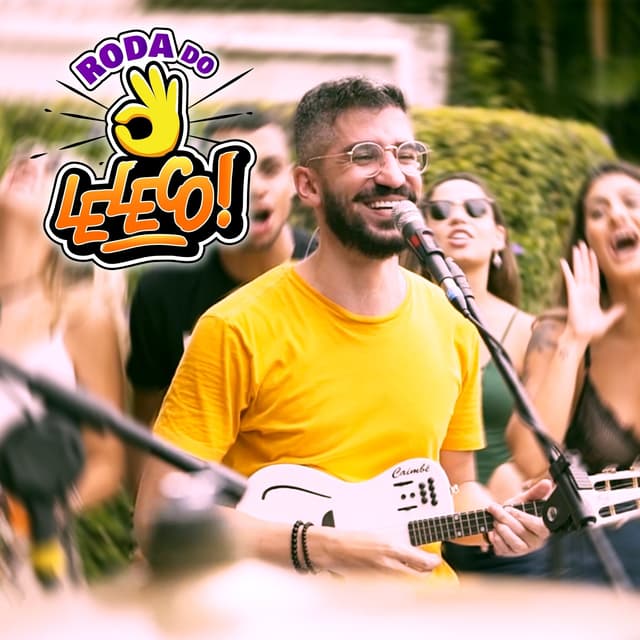 Album cover art for Roda do Leleco! (Ao Vivo)