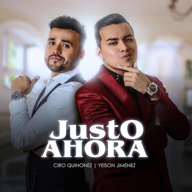 Album cover art for Justo Ahora