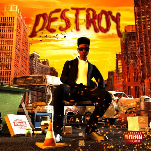 Album cover art for DESTROY