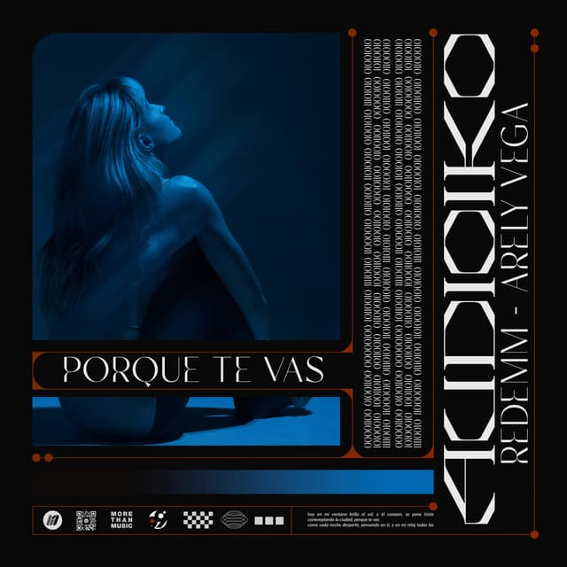 Album cover art for PORQUE TE VAS