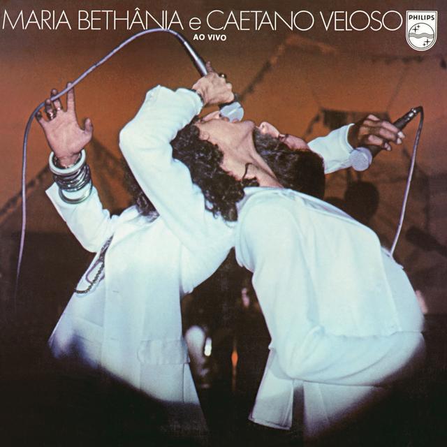 Album cover art for Maria Bethânia & Caetano Veloso Ao Vivo