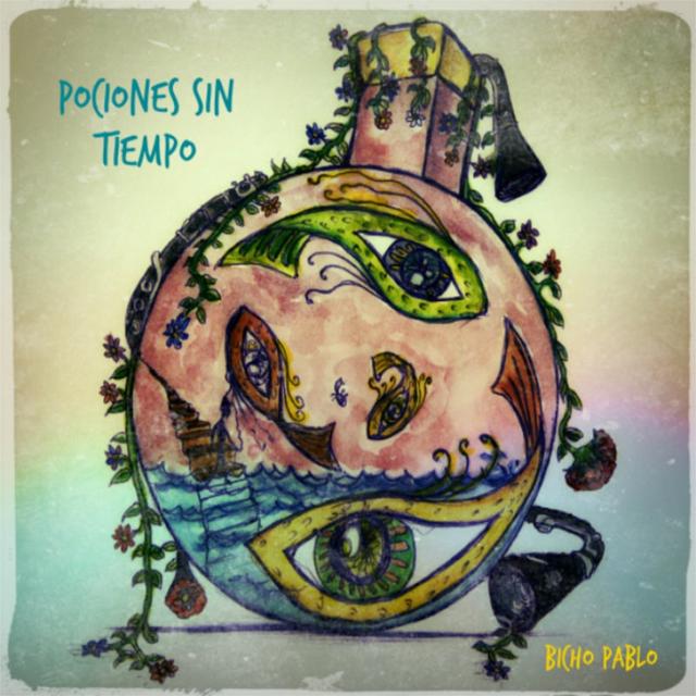 Album cover art for Pociones sin tiempo