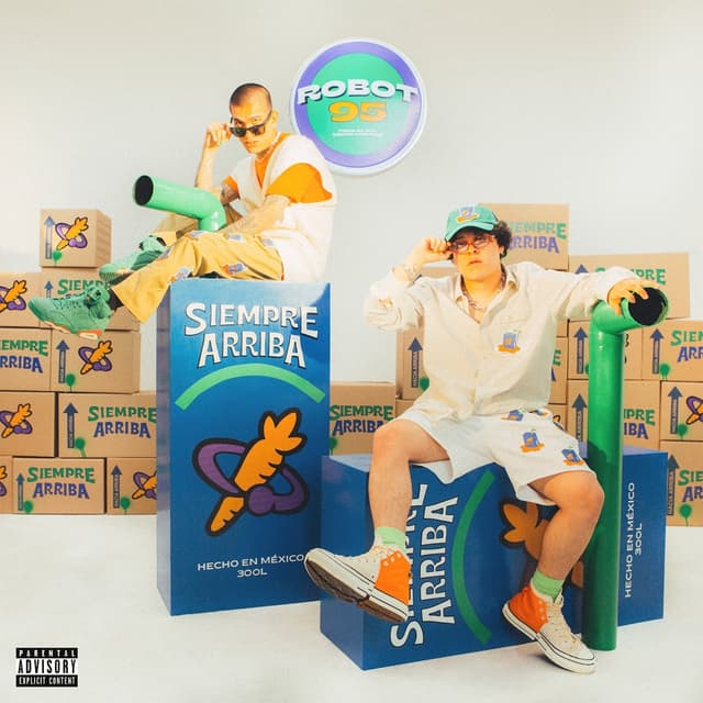 Album cover art for Siempre Arriba