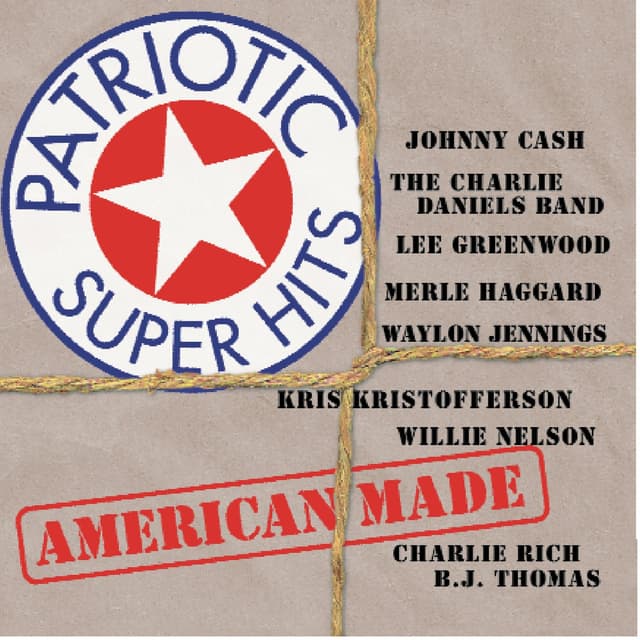 Album cover art for Patriotic Super Hits / American Made