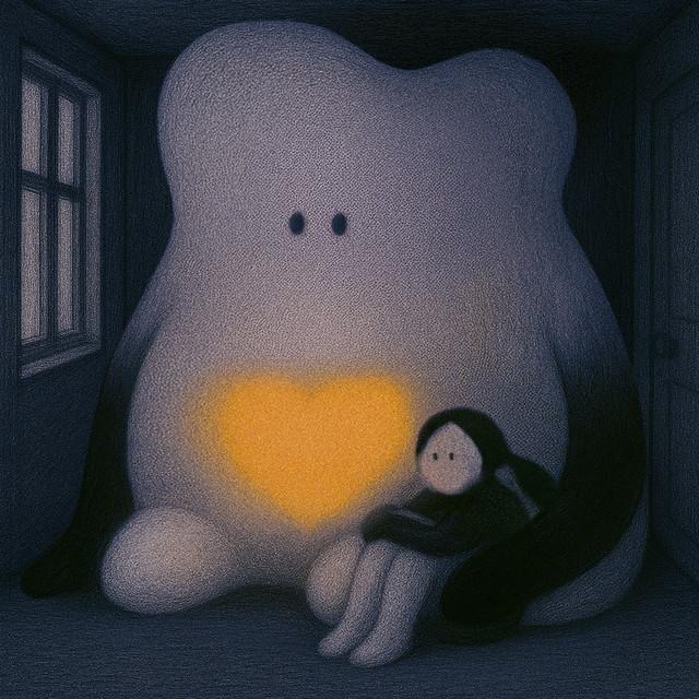 Album cover art for 哀傷和愛上算不算同音字