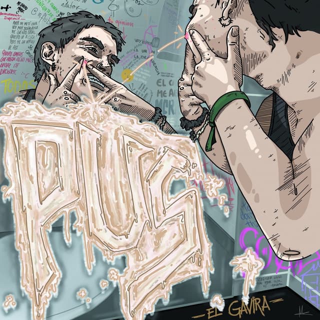 Album cover art for Pus