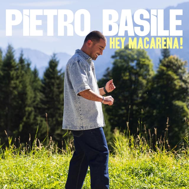Album cover art for Hey Macarena!