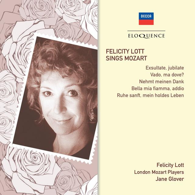 Album cover art for Felicity Lott Sings Mozart