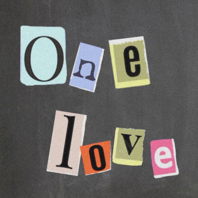 Album cover art for one love