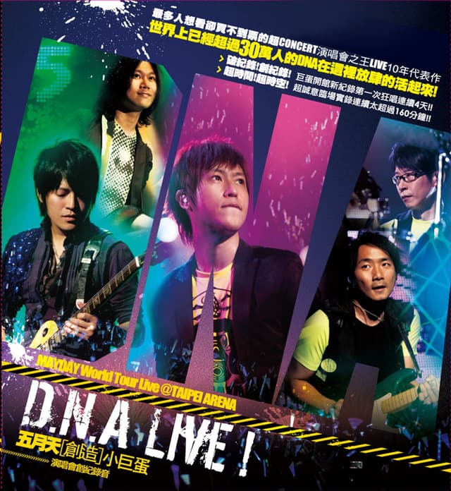 Album cover art for 「創造」小巨蛋DNA Live 演唱會創紀錄音