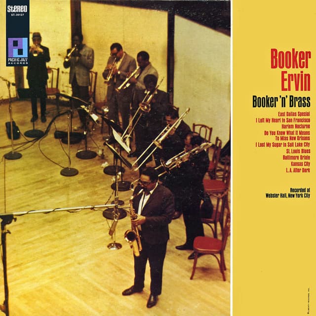 Album cover art for Booker 'n' Brass