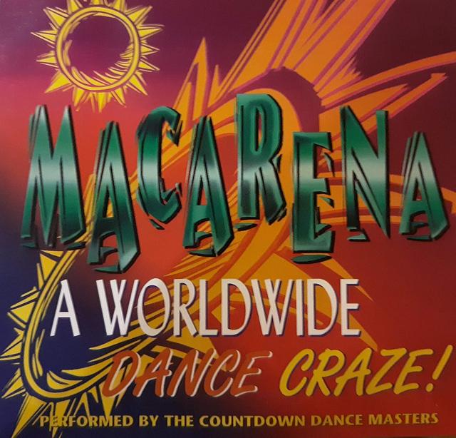 Album cover art for Macarena: A Worldwide Dance Craze!