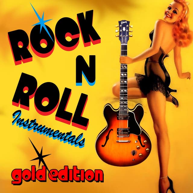 Album cover art for Rock 'n Roll Instrumentals - Gold Edition