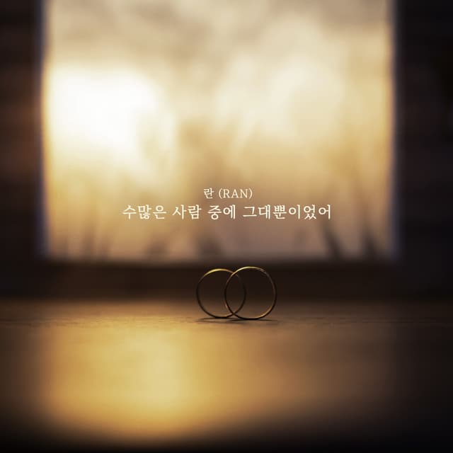 Album cover art for 수많은 사람 중에 그대뿐이었어