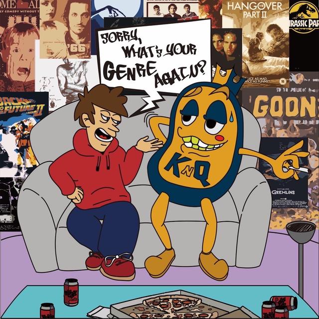 Album cover art for SORRY, WHAT'S YOUR GENRE AGAIN?