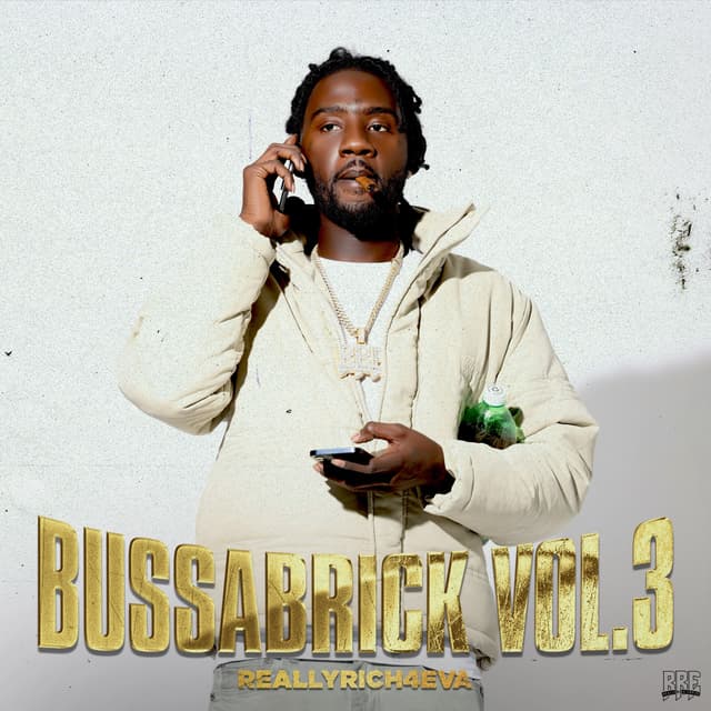 Album cover art for BussaBrick Vol.3 :ReallyRich4eva