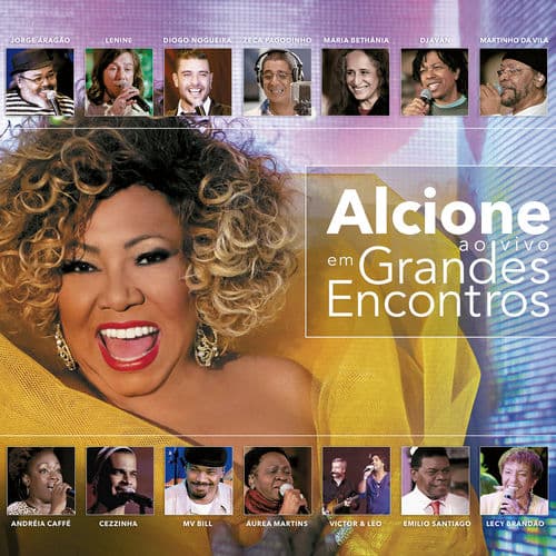 Album cover art for Ao Vivo Em Grandes Encontros