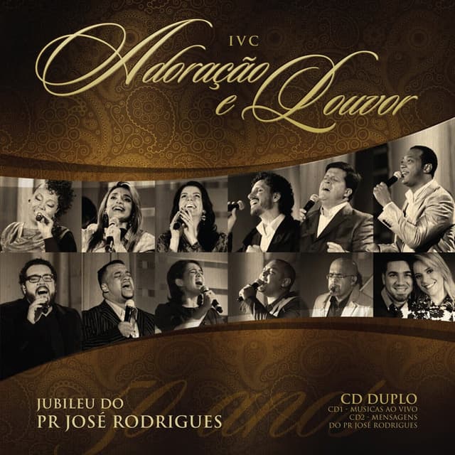 Album cover art for IVC Adoração e Louvor