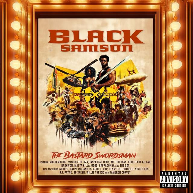 Album cover art for Black Samson, the Bastard Swordsman