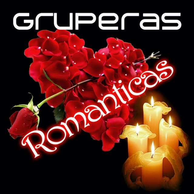 Album cover art for Gruperas Romanticas