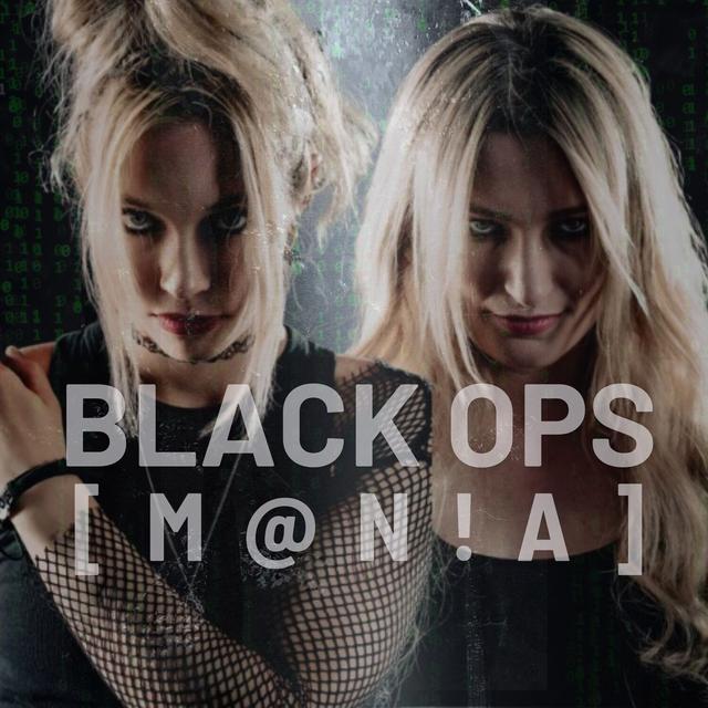 Album cover art for bLAcK oPs (m@n!a)