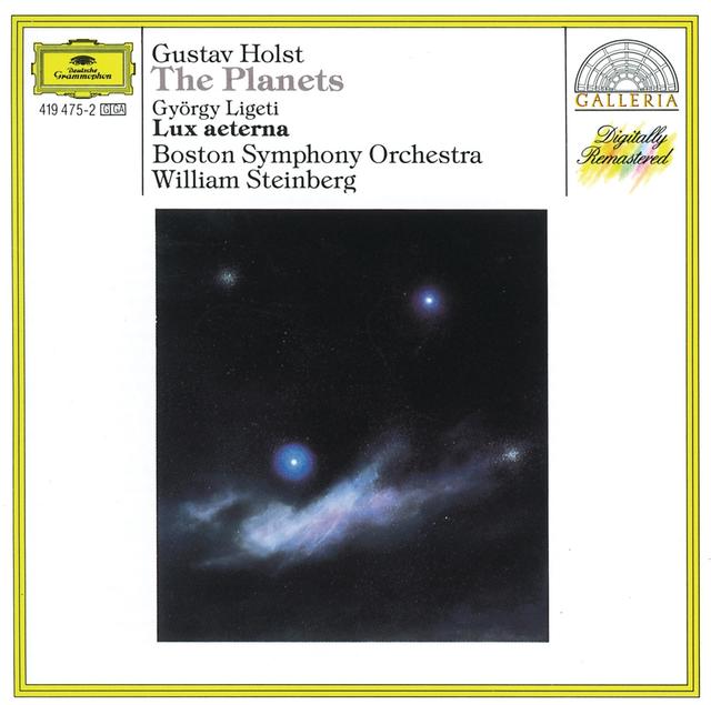 Album cover art for Holst: The Planets - Ligeti: Lux Aeterna