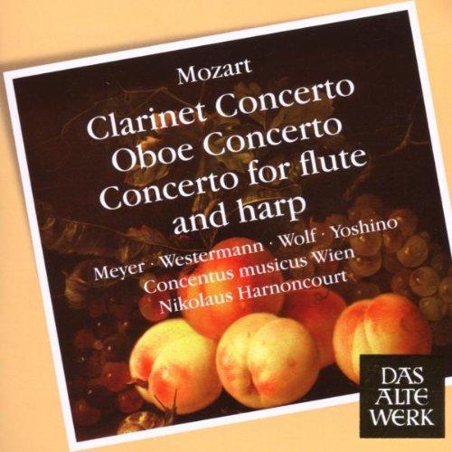Mozart : Concertos For Flute & Harp K299, Oboe K314 & Clarinet K622