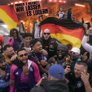 Album cover art for Wir lassen es lodern