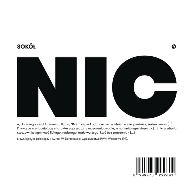 Album cover art for NIC