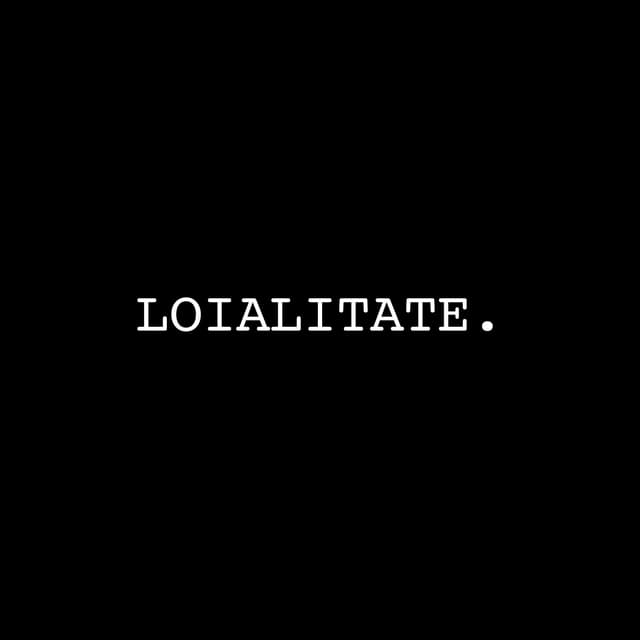 Album cover art for LOIALITATE