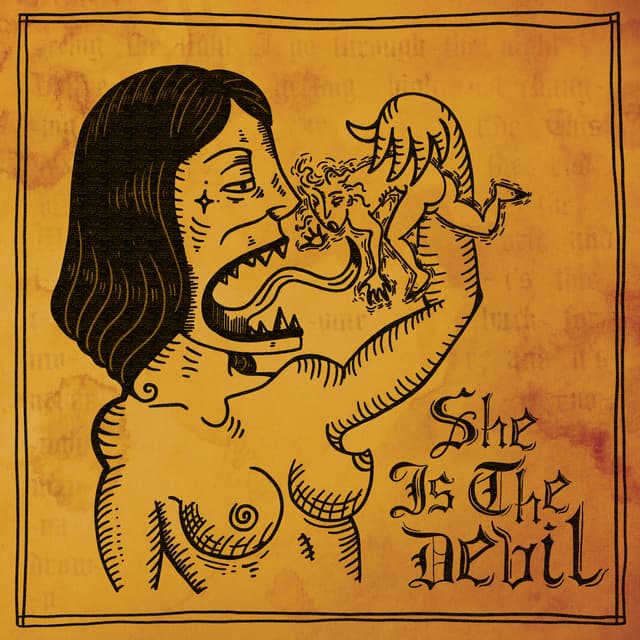 Album cover art for She Is the Devil