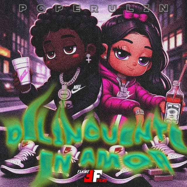 Album cover art for Delincuente en amor