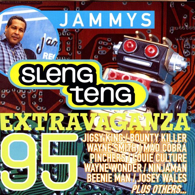 Album cover art for Jammys Sleng Teng Extravaganza '95