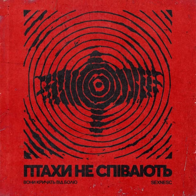 Album cover art for Птахи не співають, вони кричать від болю