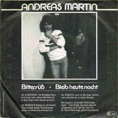 Album cover art for Andreas Martin