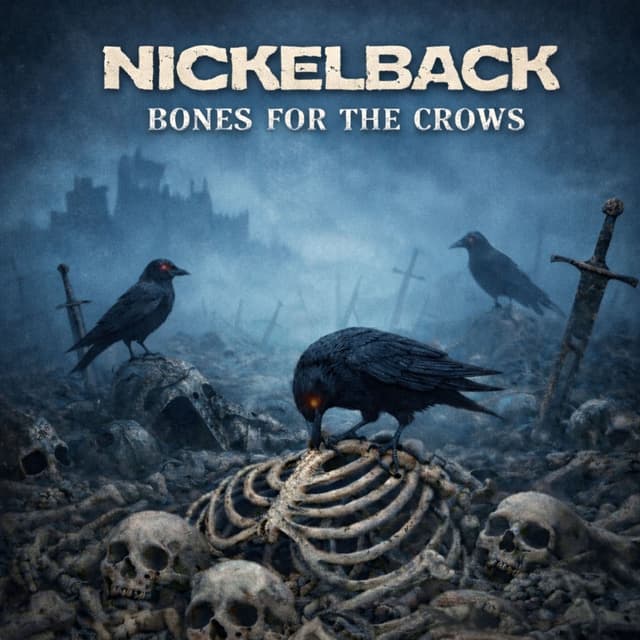 Album cover art for Bones for the Crows