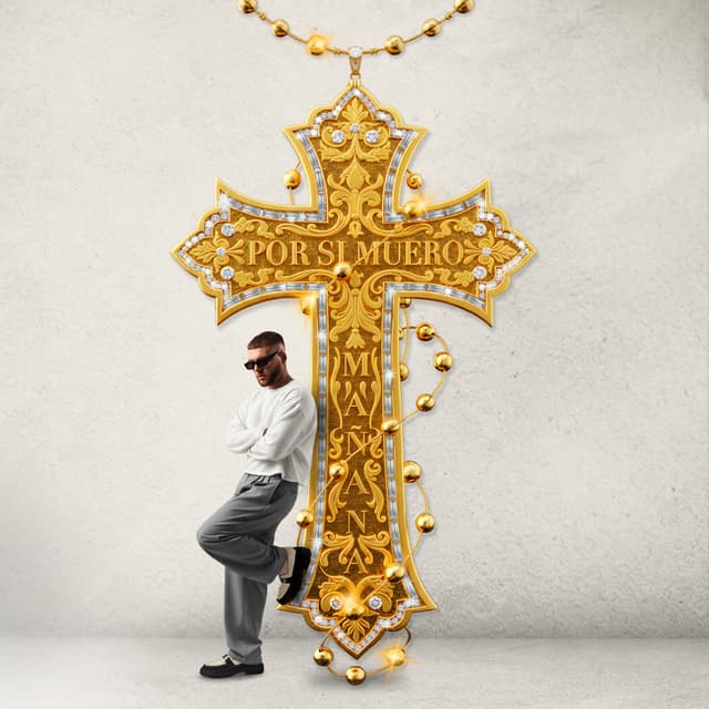 Album cover art for POR SI MUERO MAÑANA