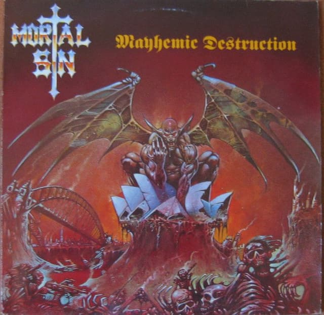 Album cover art for Mayhemic Destruction