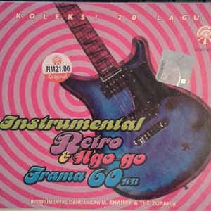 Album cover art for Instrumental Retro & A Go-Go Irama 60an