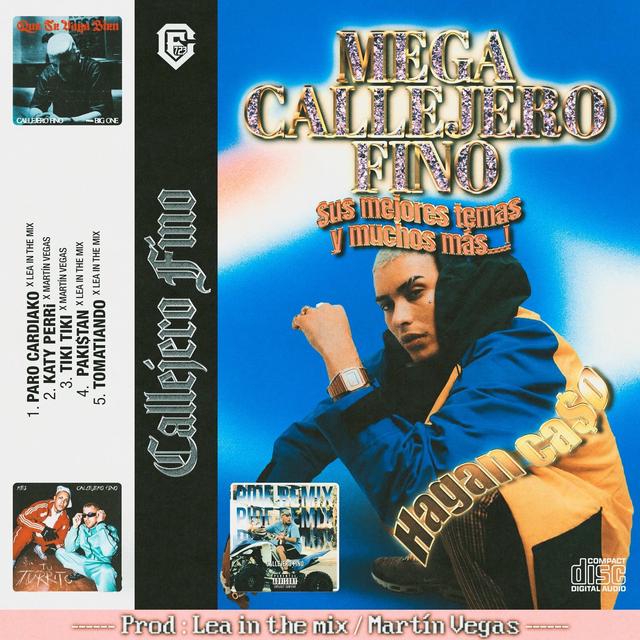 Album cover art for MEGA CALLEJERO FINO