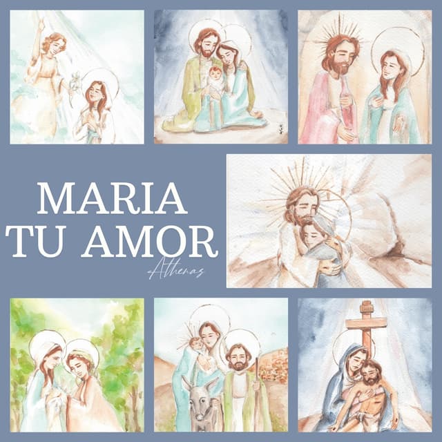 Album cover art for María Tu Amor