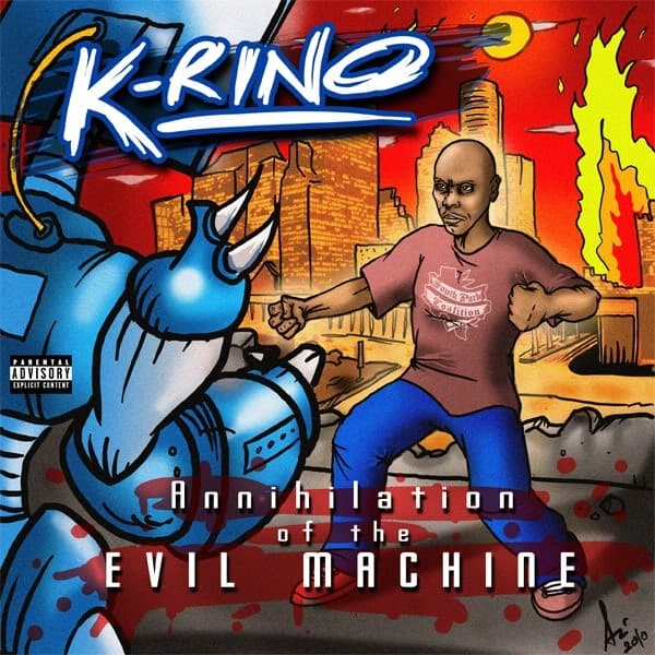 Album cover art for Annihilation Of The Evil Machine