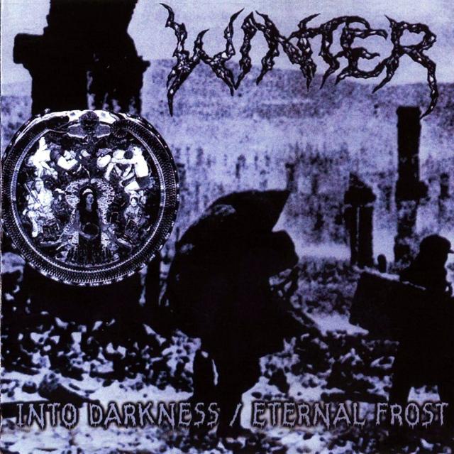 Album cover art for Into Darkness/ Eternal Frost