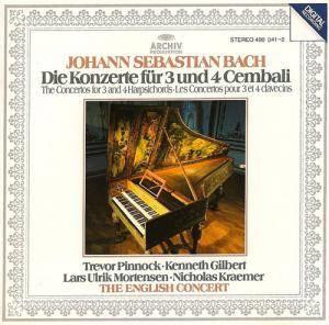Album cover art for Bach: Die Konzerte für 3 und 4 Cembali
