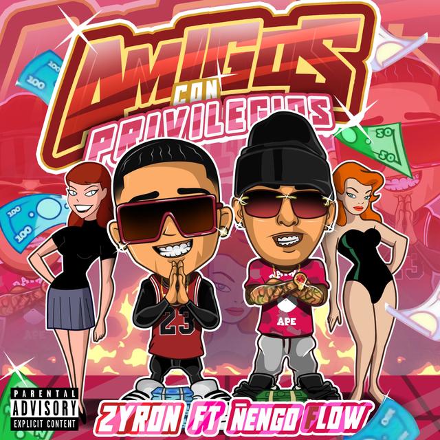 Album cover art for Amigos con Privilegios