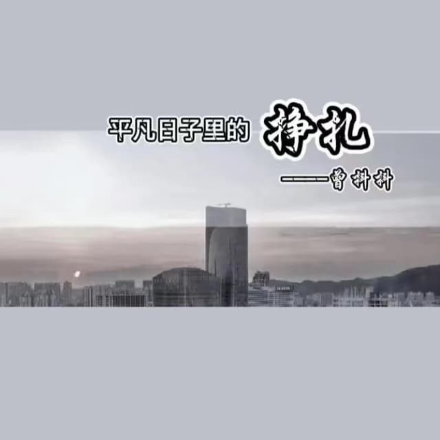 Album cover art for 平凡日子里的挣扎